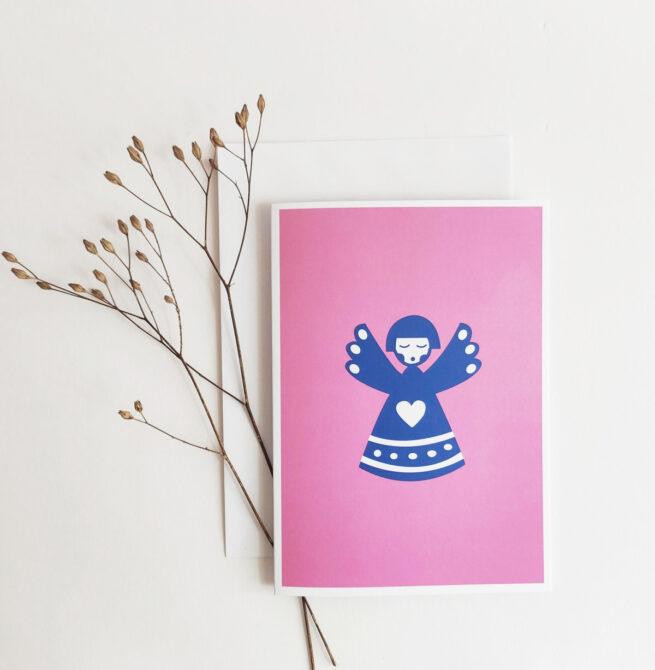 Weihnachtskarte "Engel"